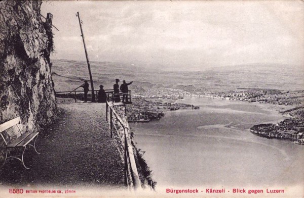 Bürgerstock - Känzeli - Blick gegen Luzern