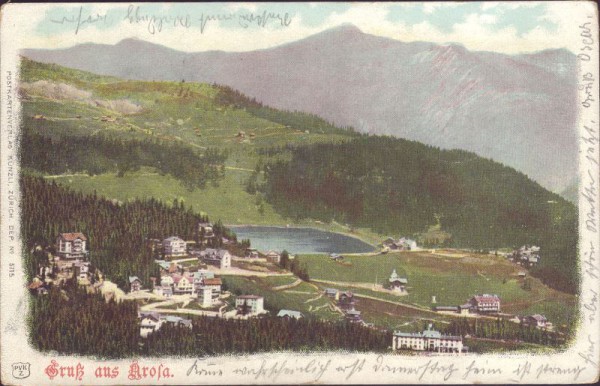 Gruss aus Arosa. 1901