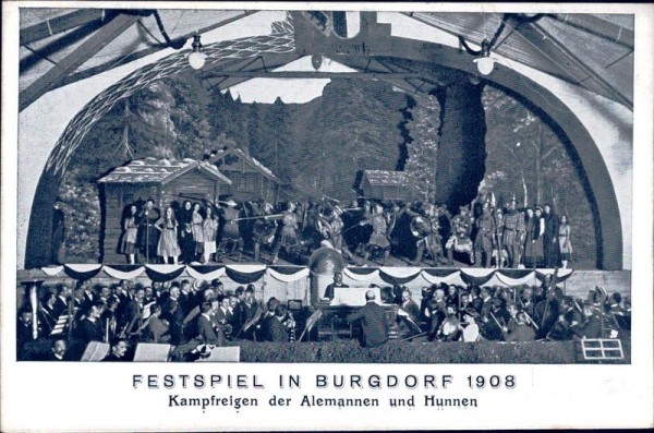 Burgdorf, Festspiel 1908 Vorderseite