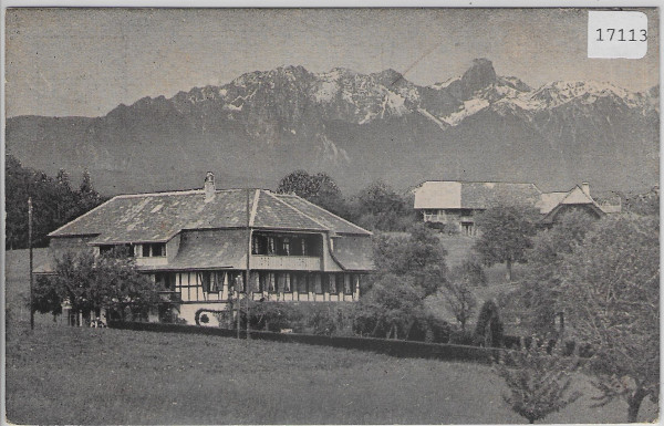 Heimberg - Pension Alpenblick mit Stockhorn