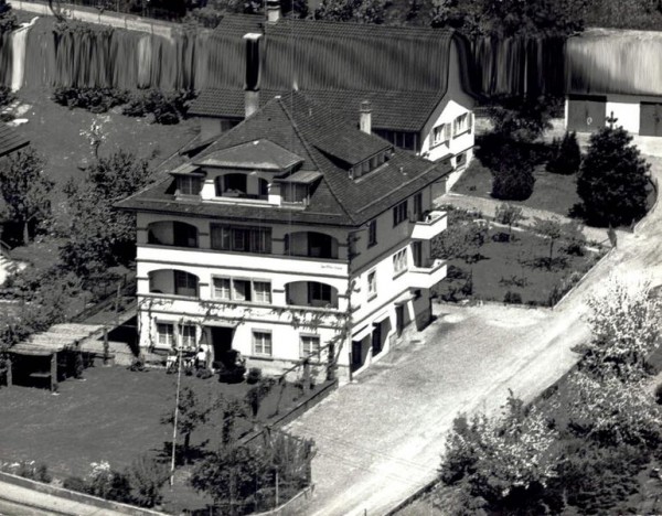 Pension Oberland, Meggen LU - Flugaufnahmen Vorderseite
