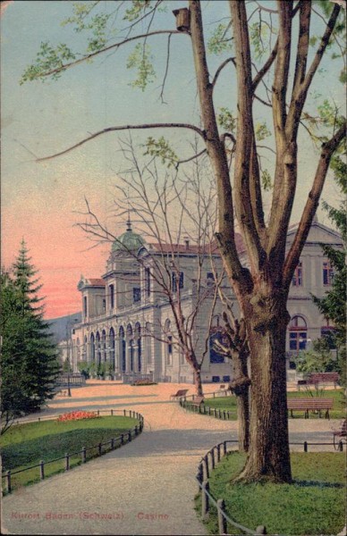 Kurort Baden - Casino Vorderseite