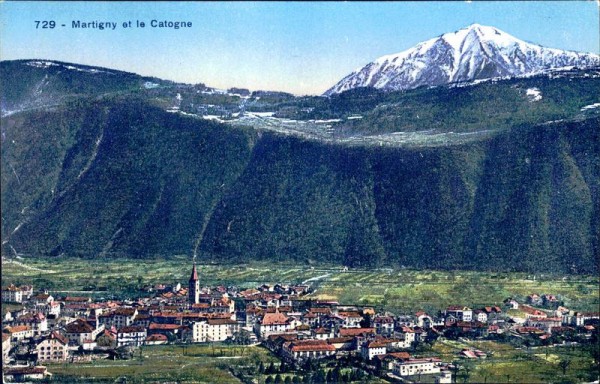 Martigny et le Catogne Vorderseite