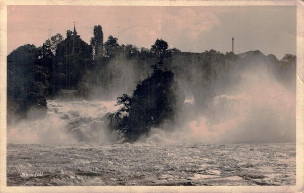 Rheinfall. 1927 Vorderseite