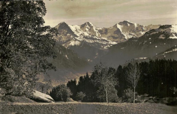 Eiger-Mönch-Jungfrau, Beatenberg Vorderseite