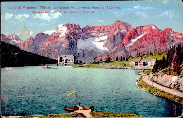 Lago di Misurina Vorderseite