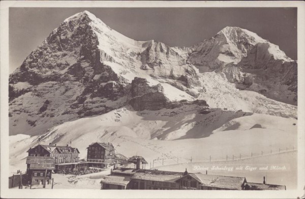 Kleine Scheidegg mit Eiger und Mönch