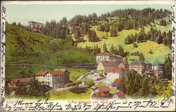Rigi-Klösterli und First Vorderseite