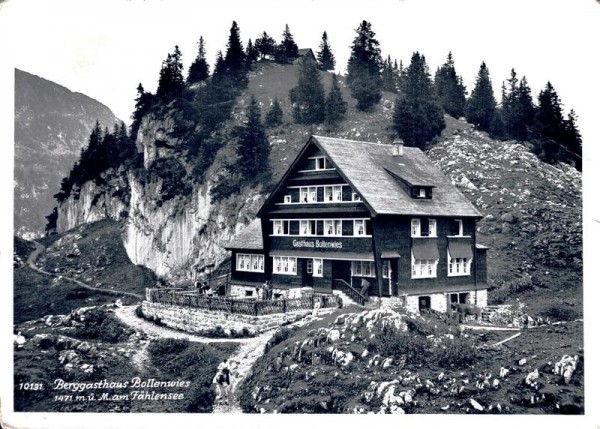 Berggasthaus Bollenwies (Bollenwees) am Fälensee Vorderseite