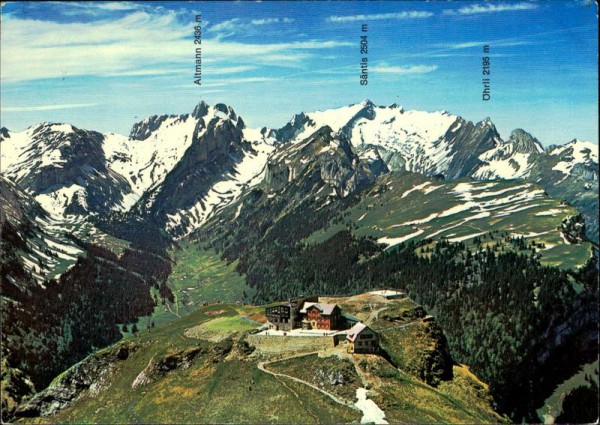 Blick in den Alpstein Vorderseite