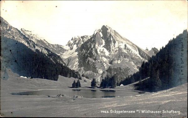 Gräppelensee, Wildhauser Schafberg Vorderseite