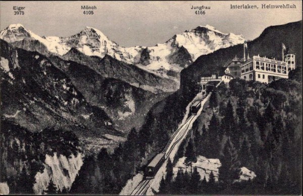 Interlaken, Heimwehfluh Vorderseite