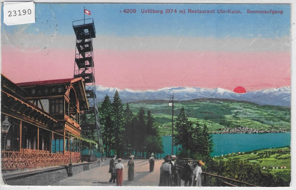 Uetliberg - Restaurant Uto-Kulm - Litho