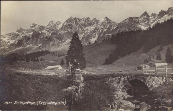 Säntisgebirge, Toggenburgseite Vorderseite
