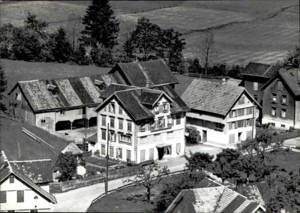 Unteriberg, Rest. Felseneck, Flugaufnahme Vorderseite