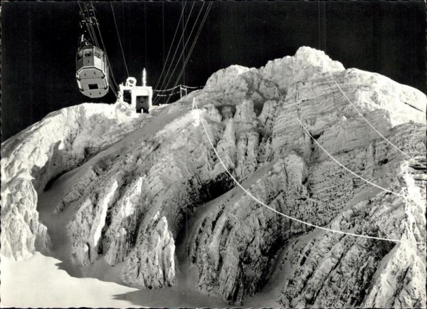 Säntis - Bergstation und Fernsehsender Vorderseite
