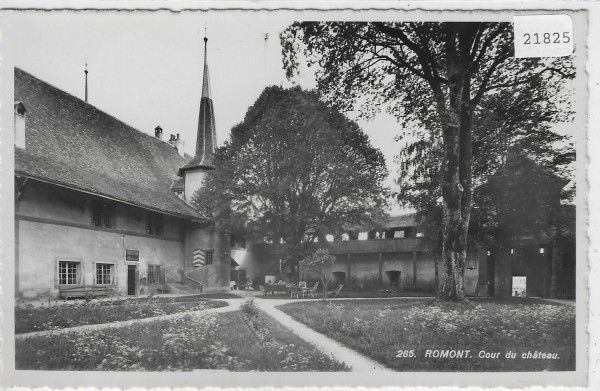 Romont - Cour du chateau
