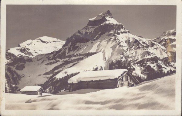 Bei Engelberg. Blick g. den Hahnen. 1934