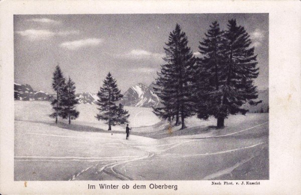 Im Winter ob dem Oberberg. 1915