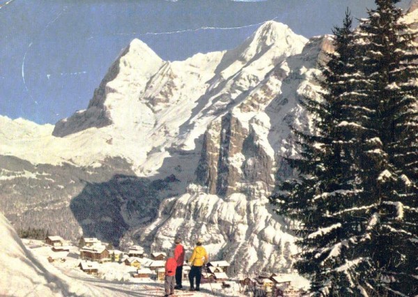 Mürren, Eiger und Mönch Vorderseite