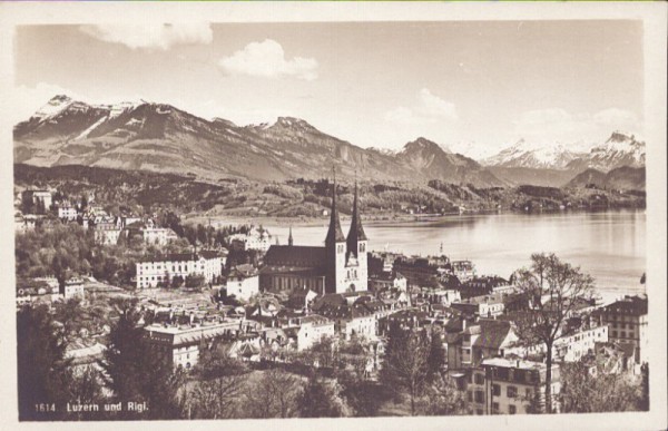 Luzern und Rigi