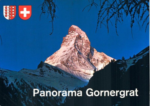 Gornergrat, Panorama Vorderseite
