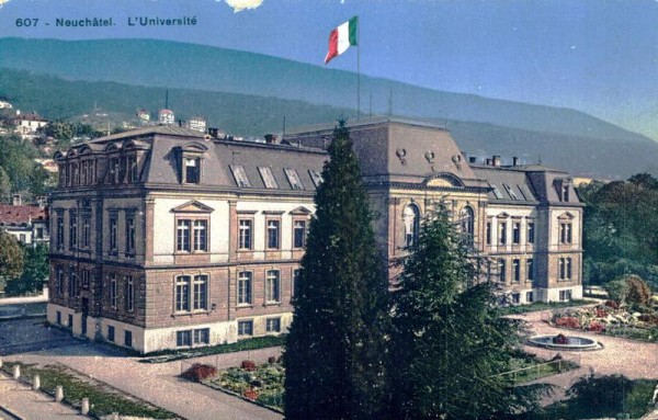Neuchâtel. L`Université Vorderseite