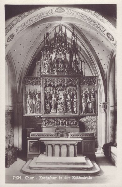 Chur - Hochaltar in der Kathedrale