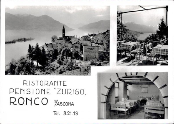 Ronco, Ristorante Zurigo Vorderseite