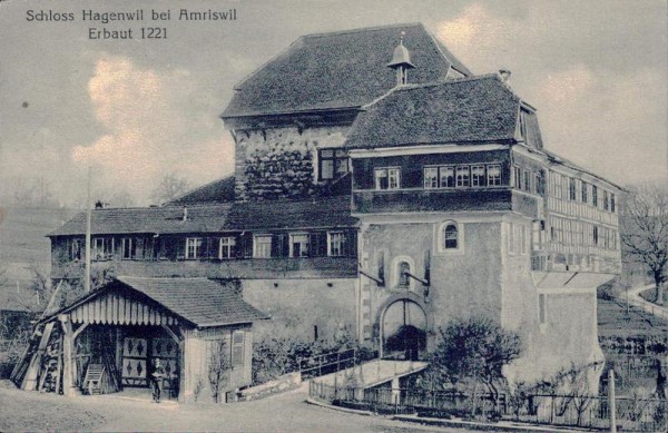 Schloss Hagenwil bei Amriswil- Erbaut 1221 Vorderseite