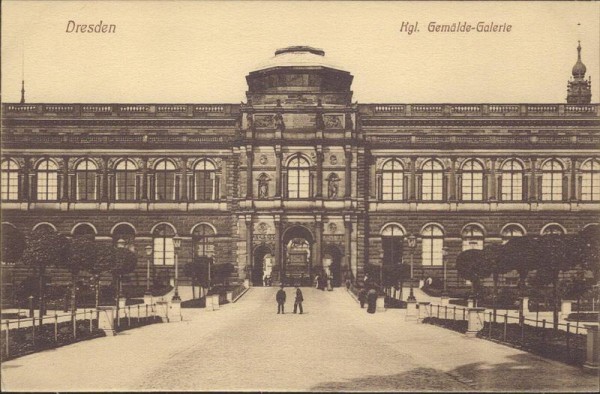 Dresden/Gemälde-Galerie Vorderseite