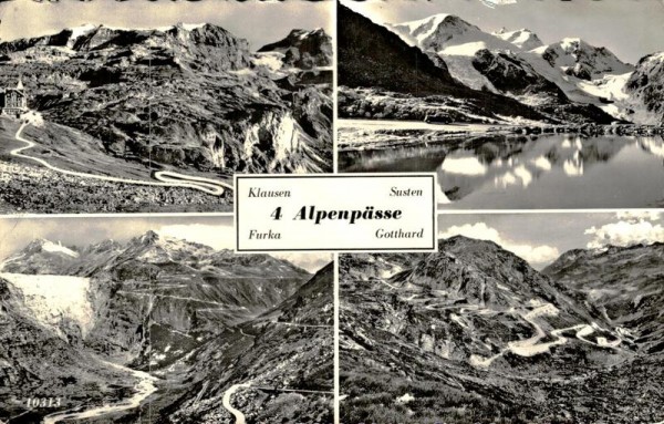 4 Alpenpässe Vorderseite