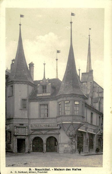 Neuchatel, Maison des Halles Vorderseite