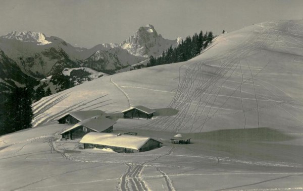 Hornberg, Wittenberghorn und Gummfluh Vorderseite