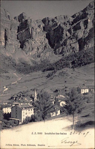 Louêche-les-bains, Leukerbad Vorderseite