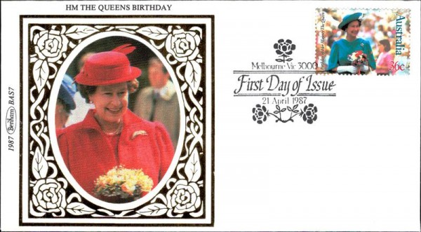 HM the Queens Birthday, 1987 Vorderseite