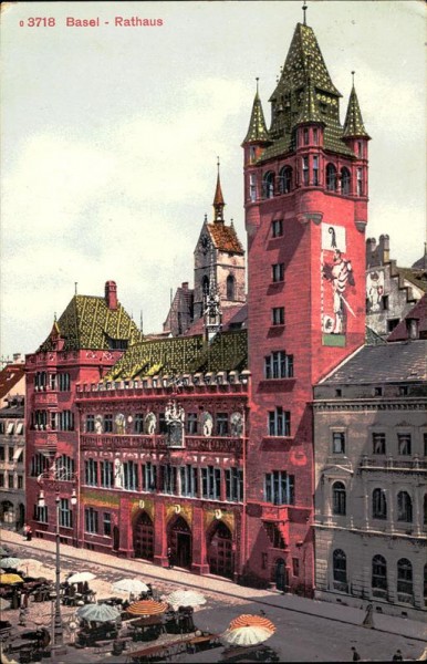 Basel - Rathaus Vorderseite