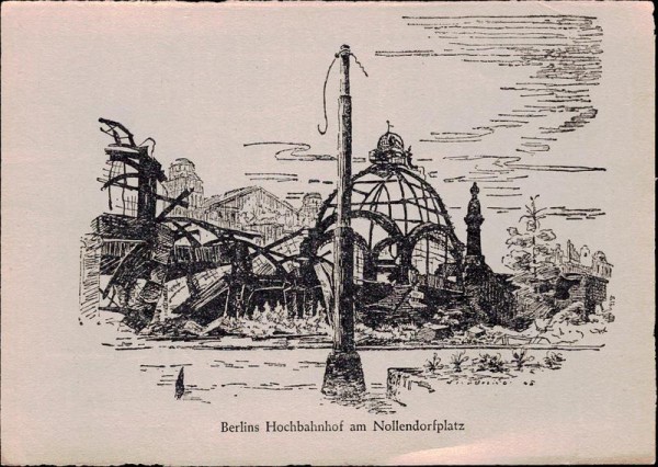 Berlin, Hochbahnhof am Nollendorfplatz Vorderseite