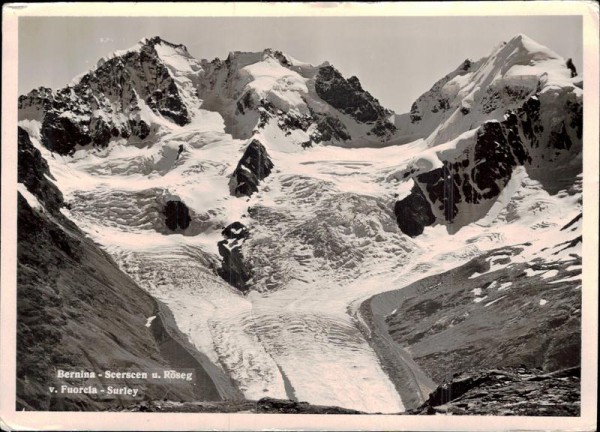 Bernina - Scerscen und Roseg Vorderseite