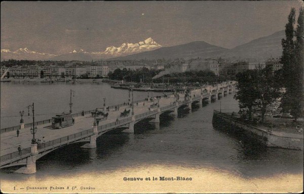 Genève et Mont-Blanc Vorderseite