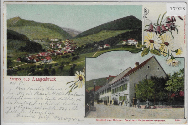 Gruss aus Langenbruck - Gasthaus zum Ochsen