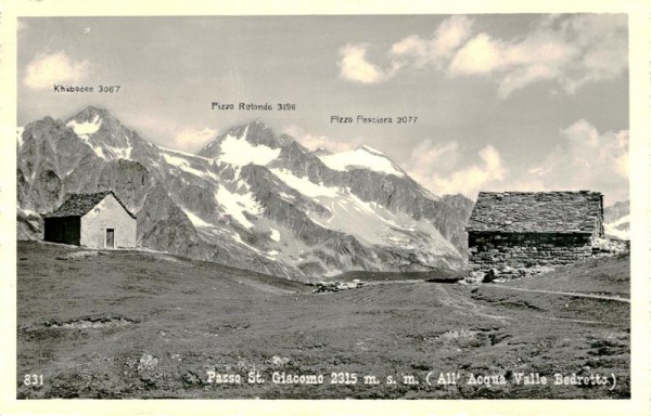 Passa St. Giacomo Vorderseite