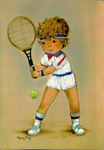 Mary May, Tennisspieler Vorderseite