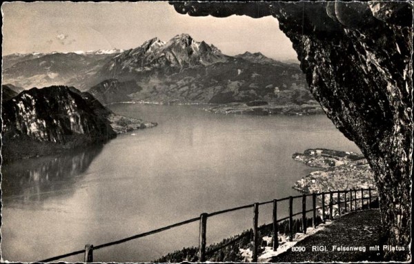 Rigi Felsenweg Vorderseite