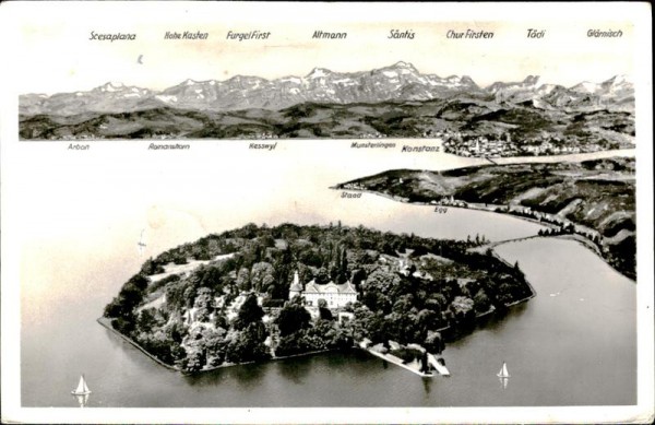 Insel Mainau im Bodensee Vorderseite