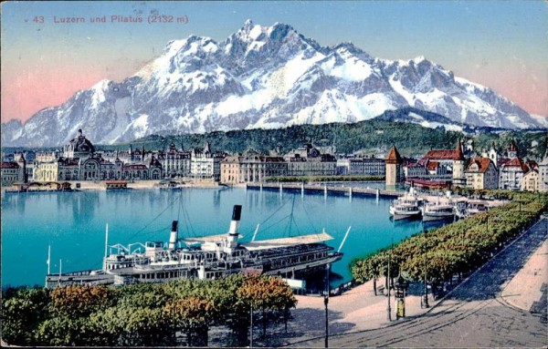 Luzern und Pilatus Vorderseite