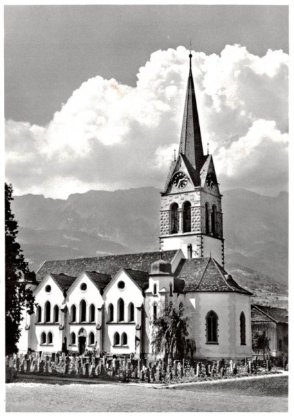 Grabs, Evangelische Kirche Vorderseite