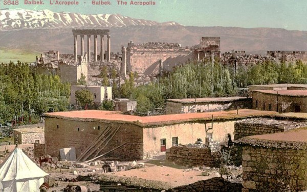 Tempelanlagen von Baalbek Vorderseite