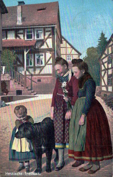 Hessische Trachten Vorderseite