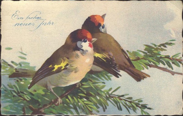 Ein frohes neues Jahr Vorderseite